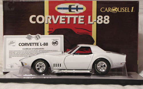 PhillyMint - Carousel 1969 Corvette L-88 Test Car White 1:18th