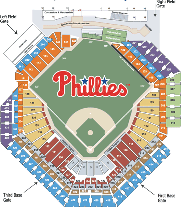 Phillies Diamond Club Seating Chart