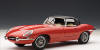 JAGUAR E-TYPE ROADSTER SERIES I 3.8 in RED Diecast Model Car by AUTOart in 1:18 Scale